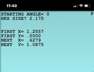 Hex Point Program for GrafNCalc83