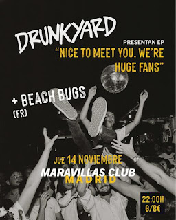 Concierto de Drunkyard y Beach Bugs en Maravillas Club