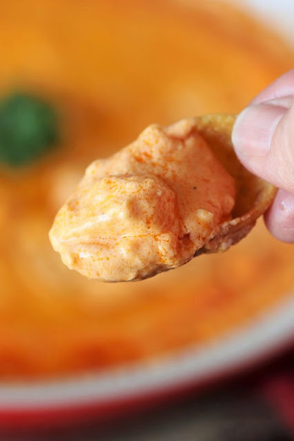 Buffalo Chicken Dip with Frito Scoops Dipper Image