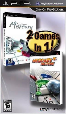 2 Games in 1 Archer Macleans Mercury and Mercury Meltdown - PSP Game