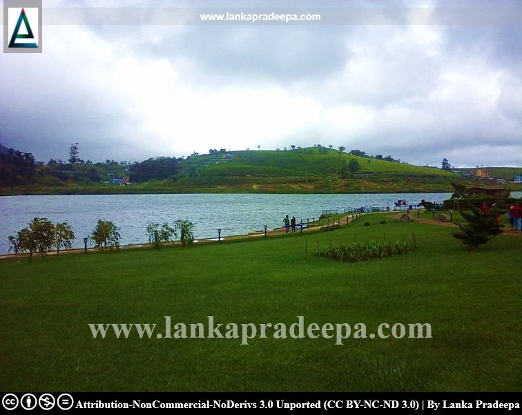 A view of Lake Gregory, Nuwara Eliya