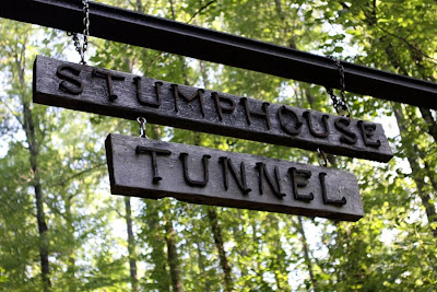 Stumphouse Tunnel Sign