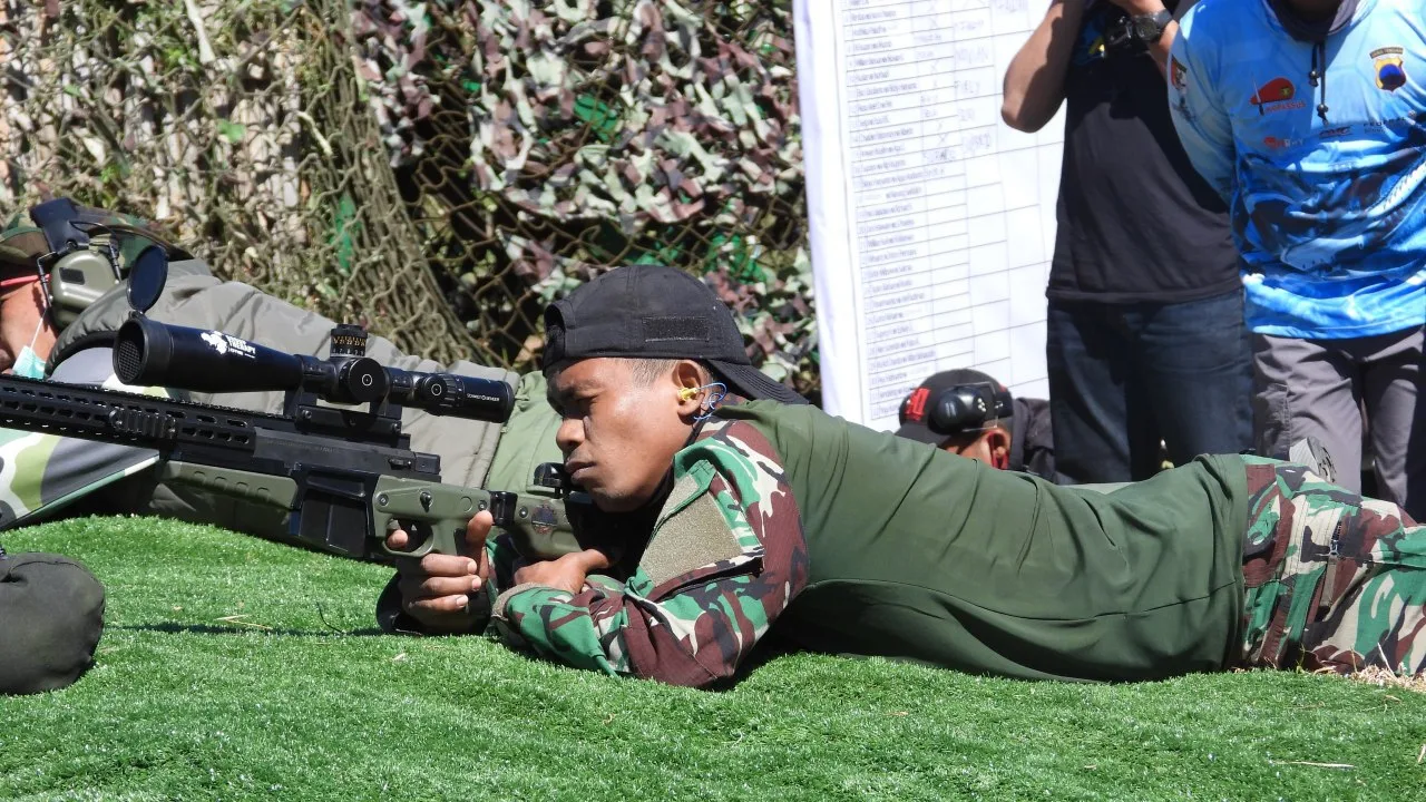 Jelang HUT ke-75 TNI, Grup-2 Kopassus Gelar Lomba Menembak