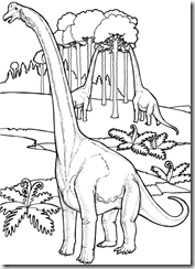 Dinosaur coloring pages