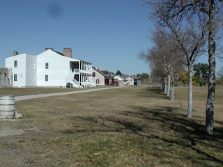 officers row Fort Laramie