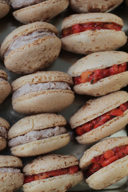 Macarons au poivron