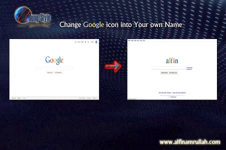 Cara Mudah Merubah Nama Google menjadi Nama Sendiri di Search Engine Browser