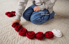 Five Ways to Use Rosary Roses to Teach Your Kids About the Catholic Faith: Prayer, Saints, Honoring Mary, Gratitude, Sacrifice, and Acts of Kindness which will draw us ever closer to our loving God!  www.sweetlittleonesblog.com