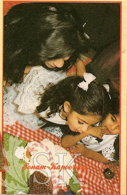 Sonam Kapoor Childhood Photos