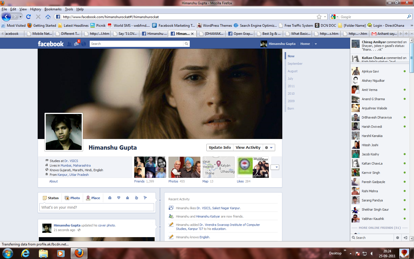 facebook timeline