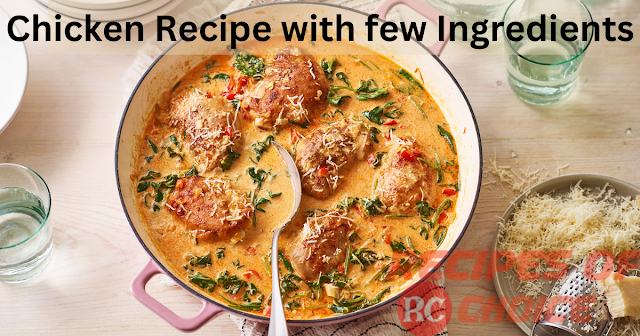easy chicken recipes for dinner with few ingredients