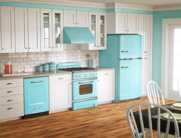 Retro Kitchen Design Idea