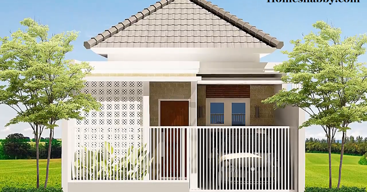 Desain dan Denah Rumah  Minimalis  Ukuran 6 x 12 m Dengan 3  