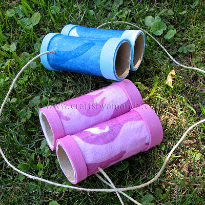 Cardboard Tube Binoculars