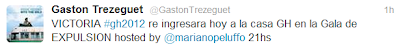 Hoy Vicky reingresa a la casa de GH 2012