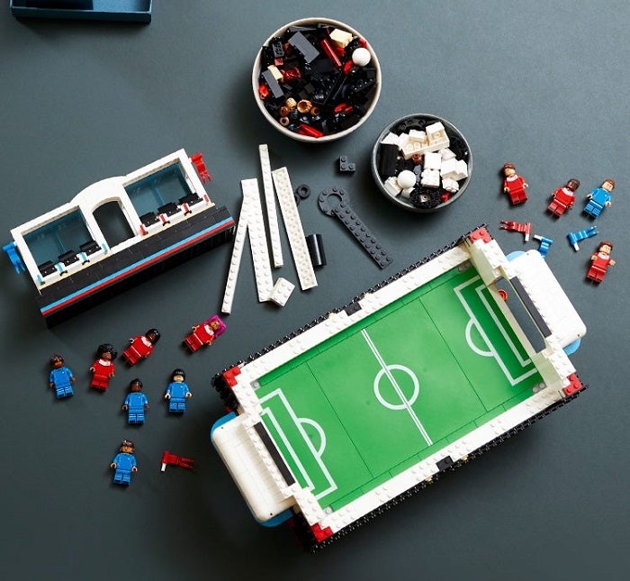 LEGO Table Football Toy Set For World Cup Set Up