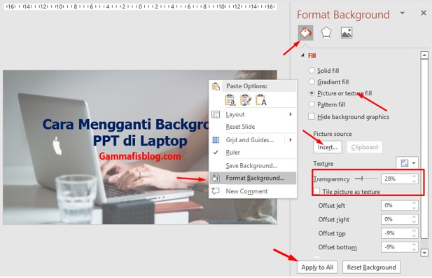 Cara Mengganti Background PPT di Laptop