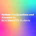 40 Python Viva Questions & Answers for BCA/Btech/CS Students