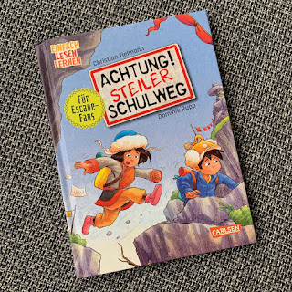 Achtung! Steiler Schulweg