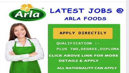 Jobs & Career - Arla Foods ltd -- Vacancies - Arla Foods