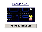 captura do xogo pacman