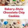 Bakery-Style Chocolate Chip Cookies #christmas #cookies