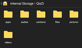 SHAREit's QieZi folder