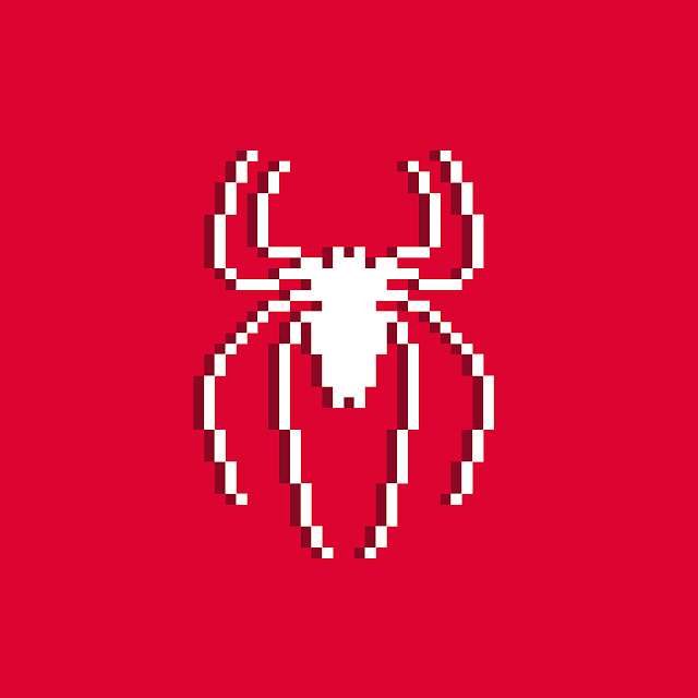 Spiderman Tobey Maguire Logo Pixel