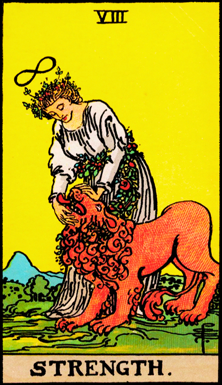 The Upright Strength Tarot Card Meanings