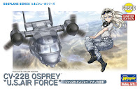 Hasegawa Egg Plane CV-22B OSPREY 'U.S. AIR FORCE' (60506) Color Guide & Paint Conversion Chart