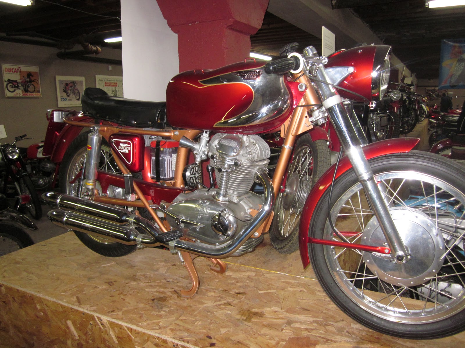 yamaha 125 1976 Ducati Single Cylinder SS on Display at Vintage Moto -- Denver, Co