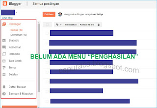 Cara tambahkan situs yang masih Blogspot ke Adsense