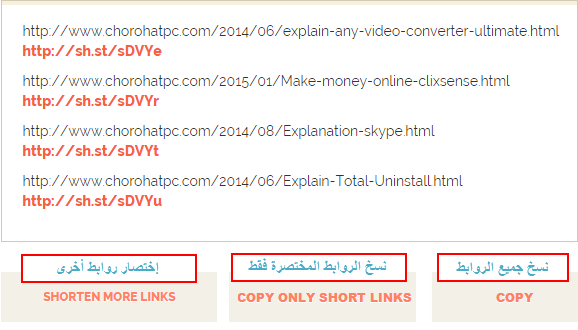 شرح مفصل لكيفية جني أموال من إختصار الروابط وإستهداف الدول العربية من خلال موقع Shorte.st