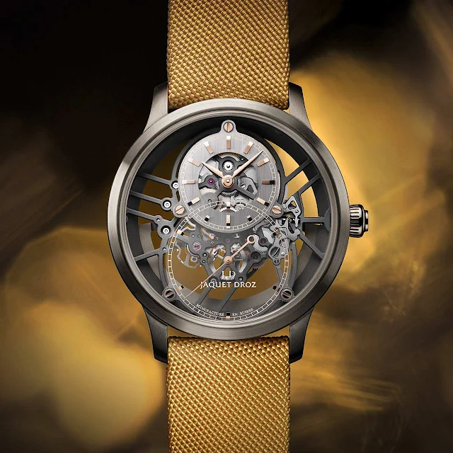 Jaquet Droz Grande Seconde Skelet-One Yellow (ref. J003525547)