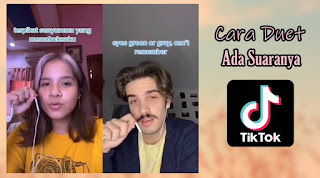 Cara Duet Di Tiktok Dengan Suara Sendiri