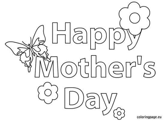 Happy Mothers Day 2016 Coloring Pages 4