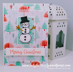 Nigezza Creates with Stampin Up and  Inky Butterfly & Snowman Season