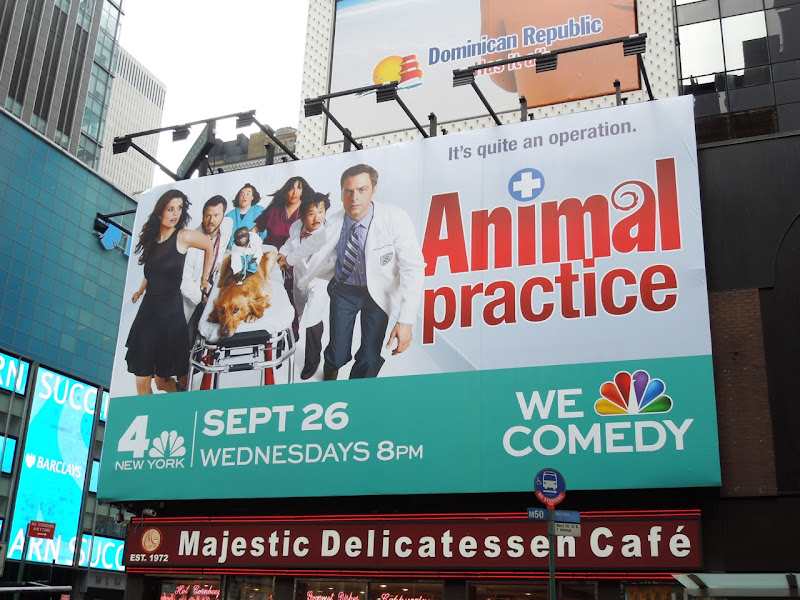 Animal Practice NBC billboard Times Square