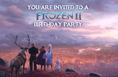 frozen 2 party invitations