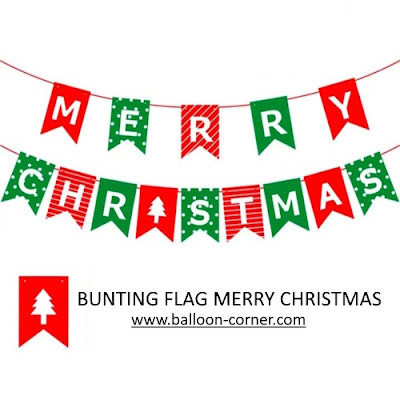 Bunting Flag Merry Christmas (023)