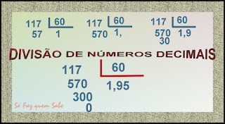 Dividindo dois números decimais