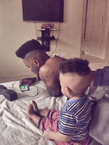 Tayo Faniran And Son Rocking Same Mohawk Hairstyle [PHOTO]