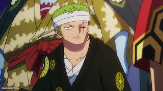 ワンピース アニメ 1087話 ロロノア・ゾロ Roronoa Zoro ONE PIECE Episode 1087