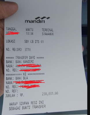 Cara Mengenali Bukti Transfer Mandiri Online Asli atau Palsu