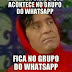 Regra da Vida no grupo do Whatsapp