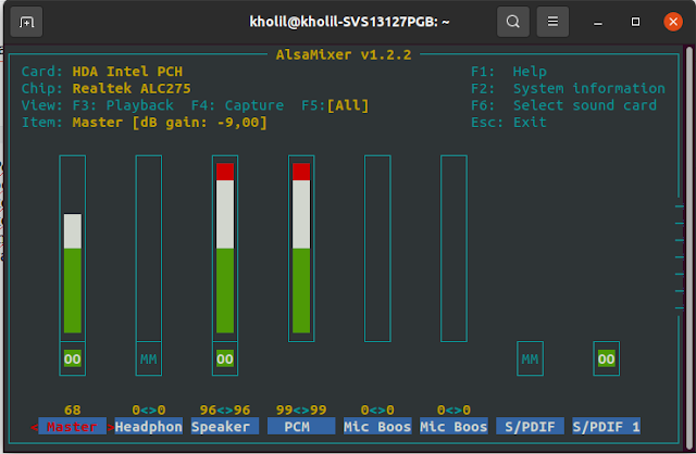 Memperbaiki Sound Pada Linux Ubuntu 20.04