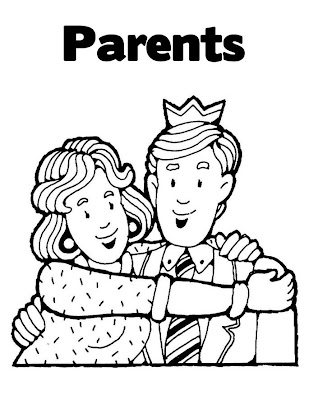 Coloring pages is a fun activity for kids to do on this parents day.