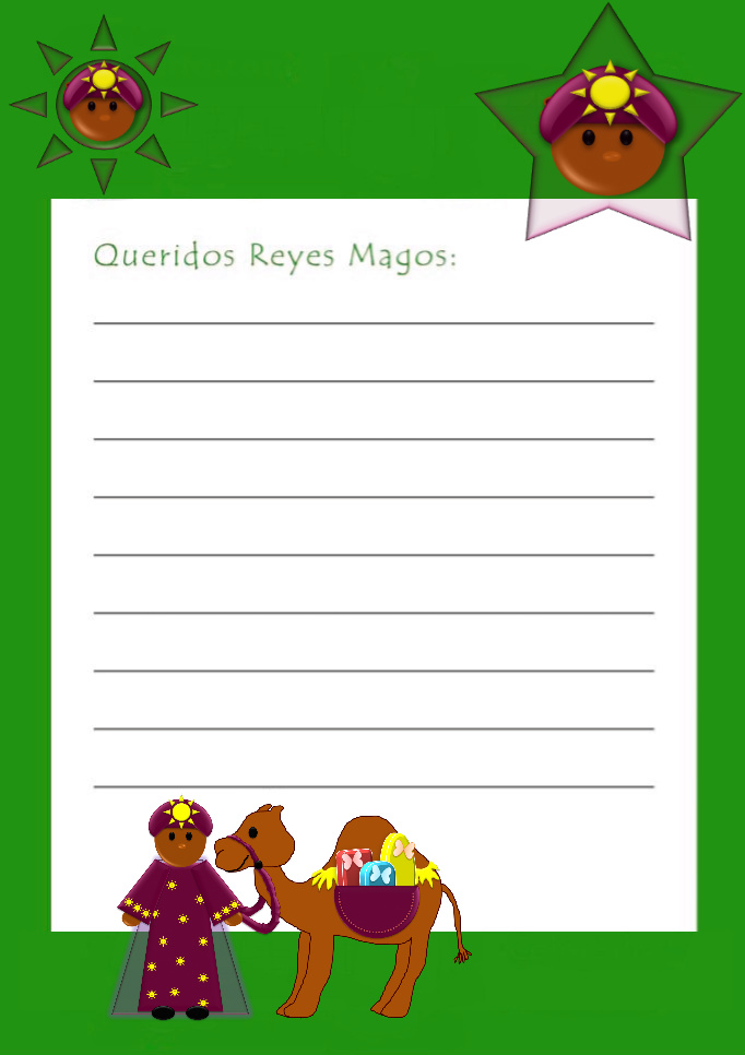 English Teacher Resources: Cartas a los Reyes Magos