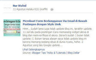 Auto Pos ke facebook